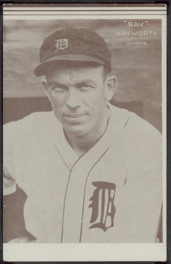 1934 Detroit Tigers Team Issue Hayworth